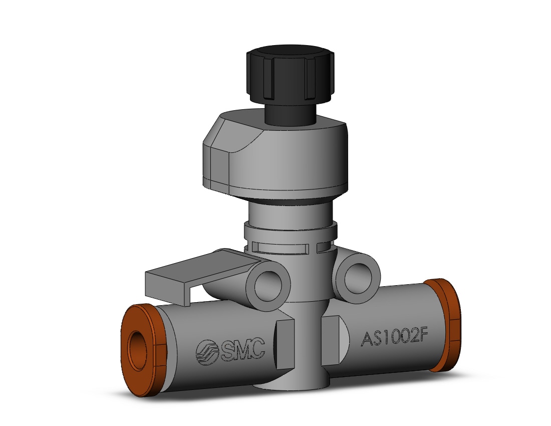 SMC AS1002FS2-03 speed control, inline, 5/32, FLOW CONTROL W/FITTING