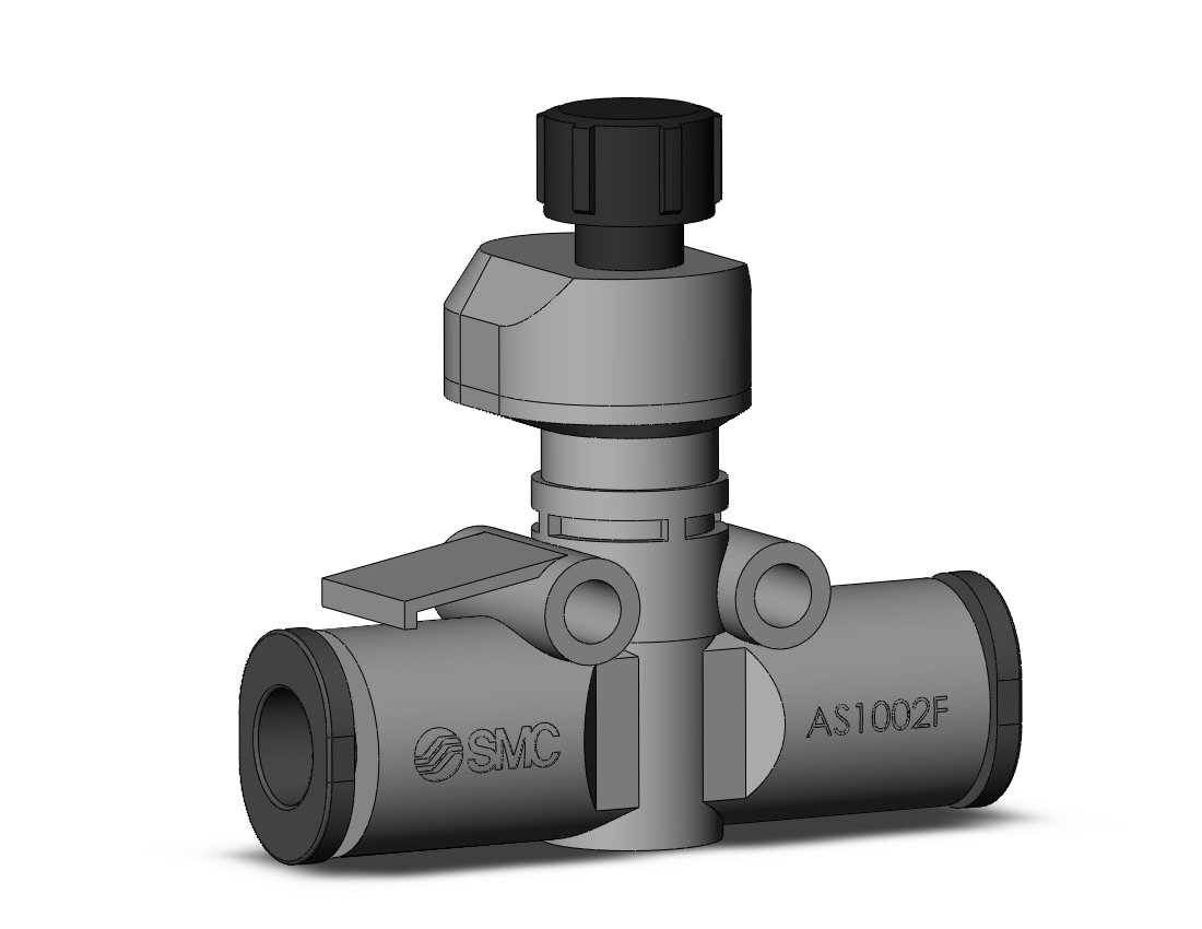 SMC AS1002FS2-06 speed control, inline, FLOW CONTROL W/FITTING