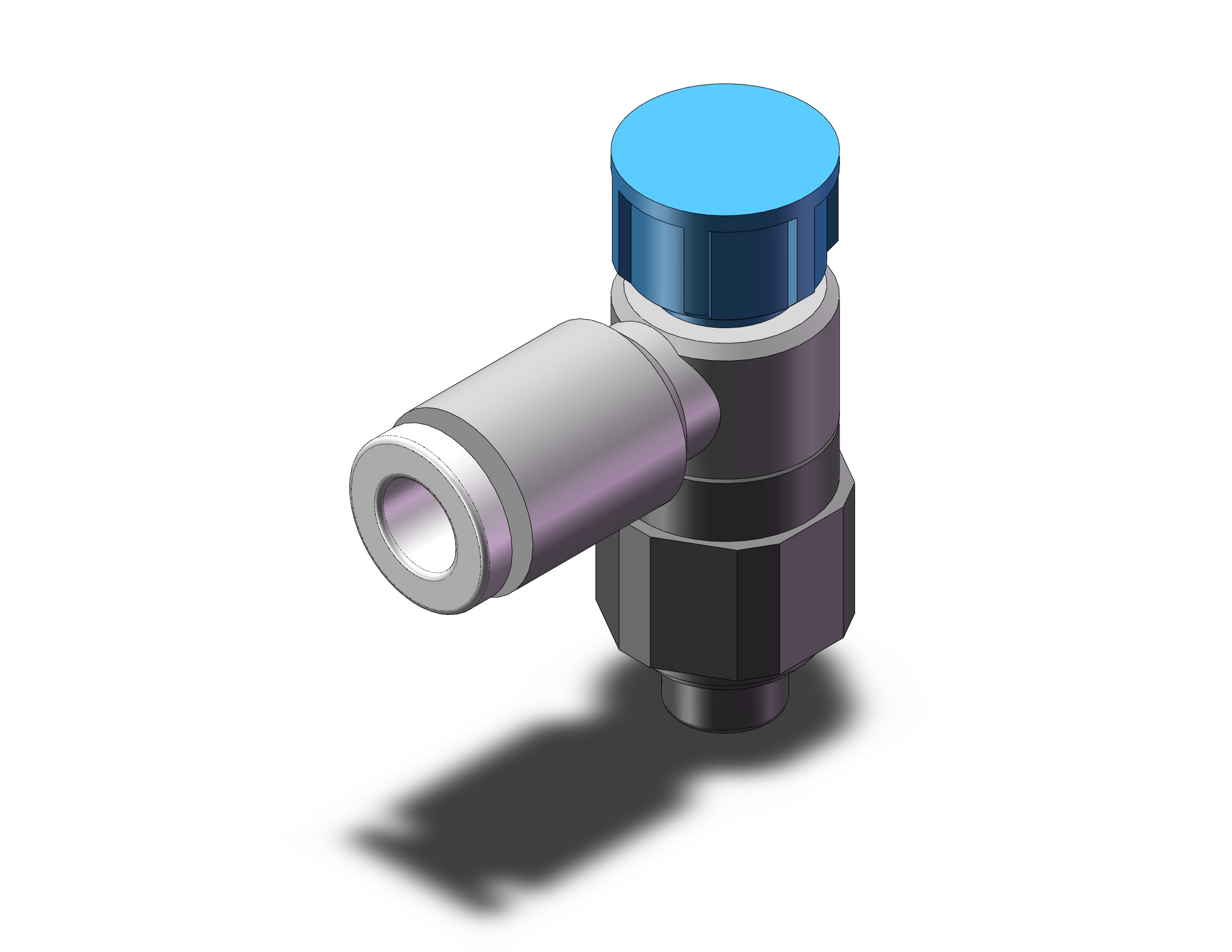 SMC AS1211F-M3-04A-X790 flow control w/fitting, FLOW CONTROL W/FITTING***