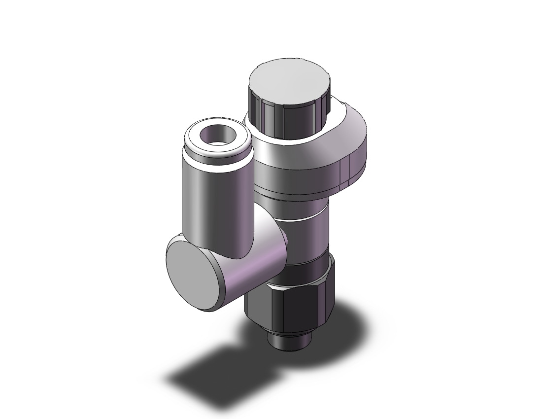 SMC AS1301FS1-M5E-04 speed control w/ scale, FLOW CONTROL W/FITTING