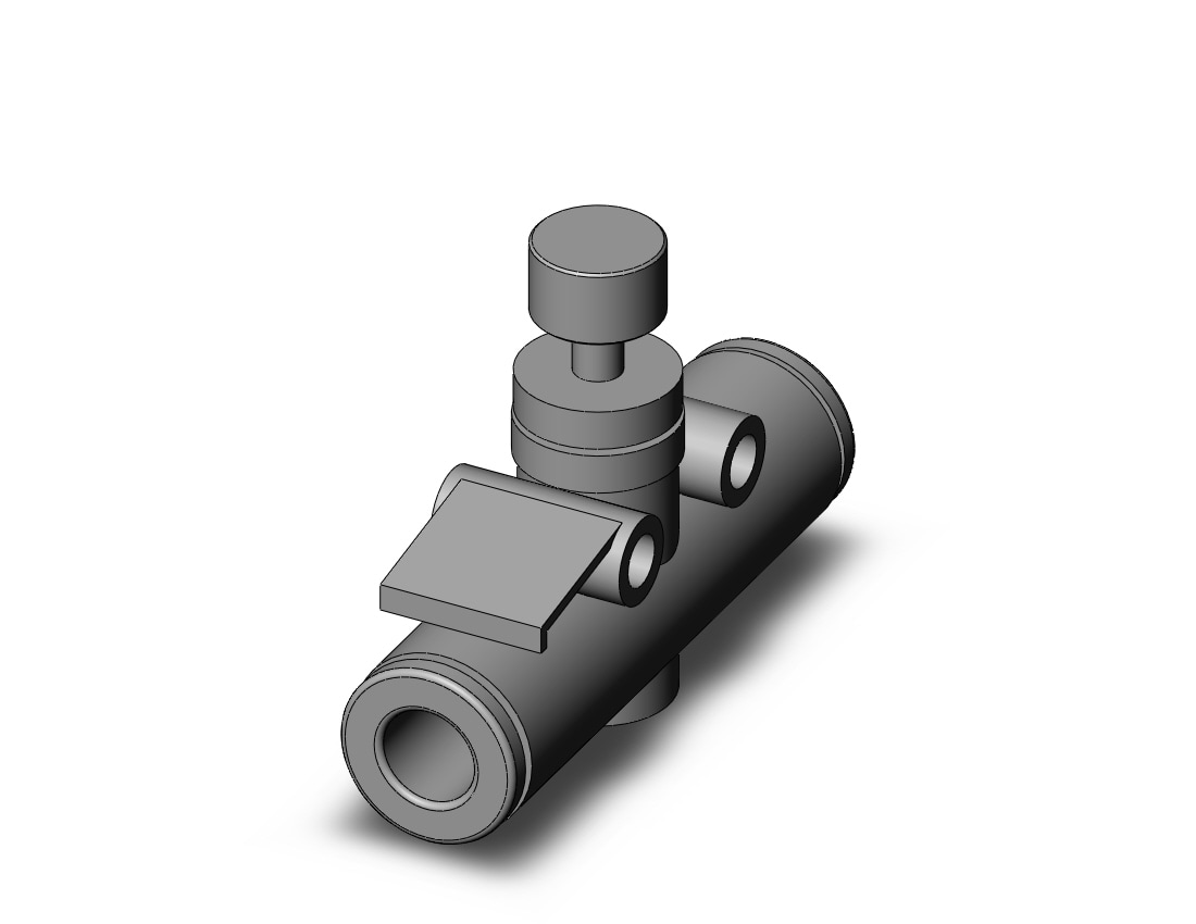 SMC AS2002F-06-X214-J flow control,inline w/fitting, FLOW CONTROL W/FITTING***