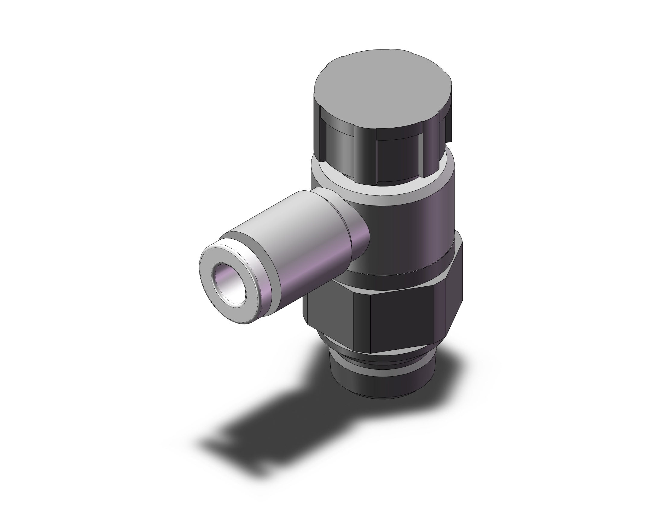 SMC AS2201F-U01-04A flow ctrl, unifit, metric tube, FLOW CONTROL W/FITTING***