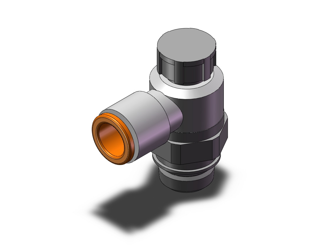 SMC AS2201F-U02-09A flow ctrl, unifit, metric tube, FLOW CONTROL W/FITTING