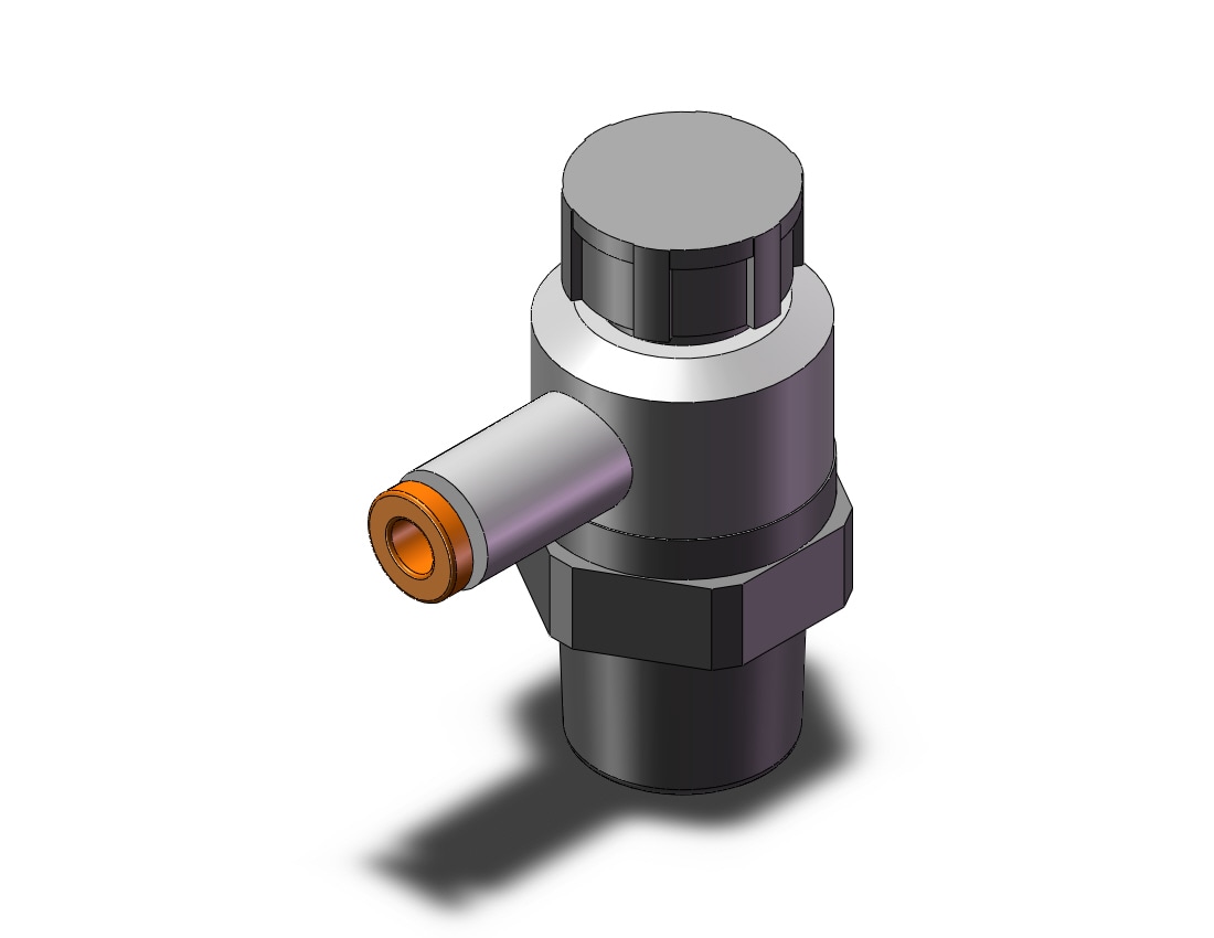 SMC AS2201FG-02-01SA ss speed controller w/ fitting, FLOW CONTROL W/FITTING***