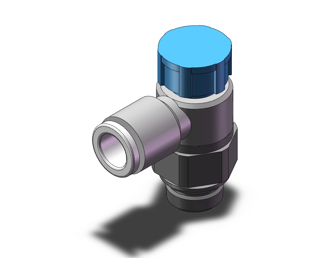 SMC AS2211F-U01-06A flow ctrl, unifit, metric tube, FLOW CONTROL W/FITTING