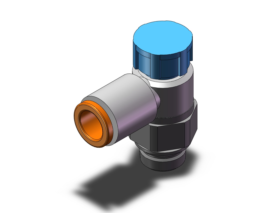 SMC AS2211F-U01-07A flow control with one-touch, FLOW CONTROL W/FITTING***