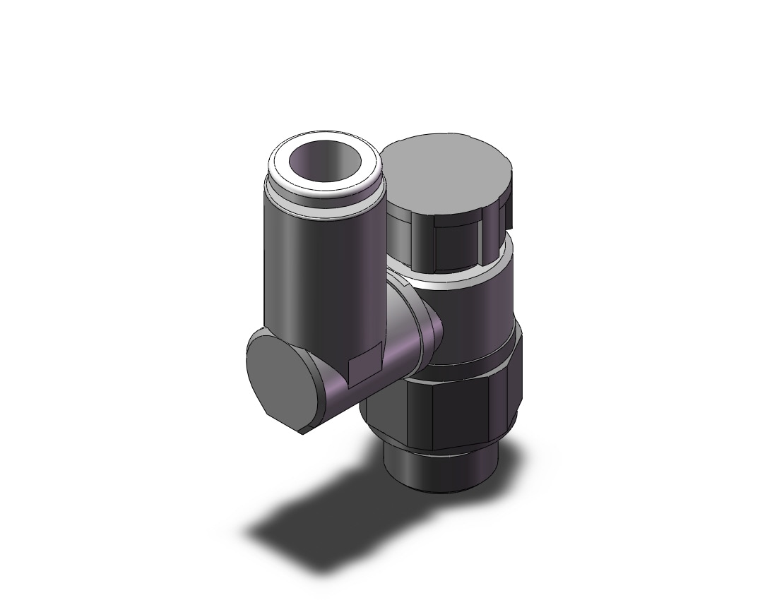 SMC AS2301FG-G01-06A flow control, FLOW CONTROL W/FITTING