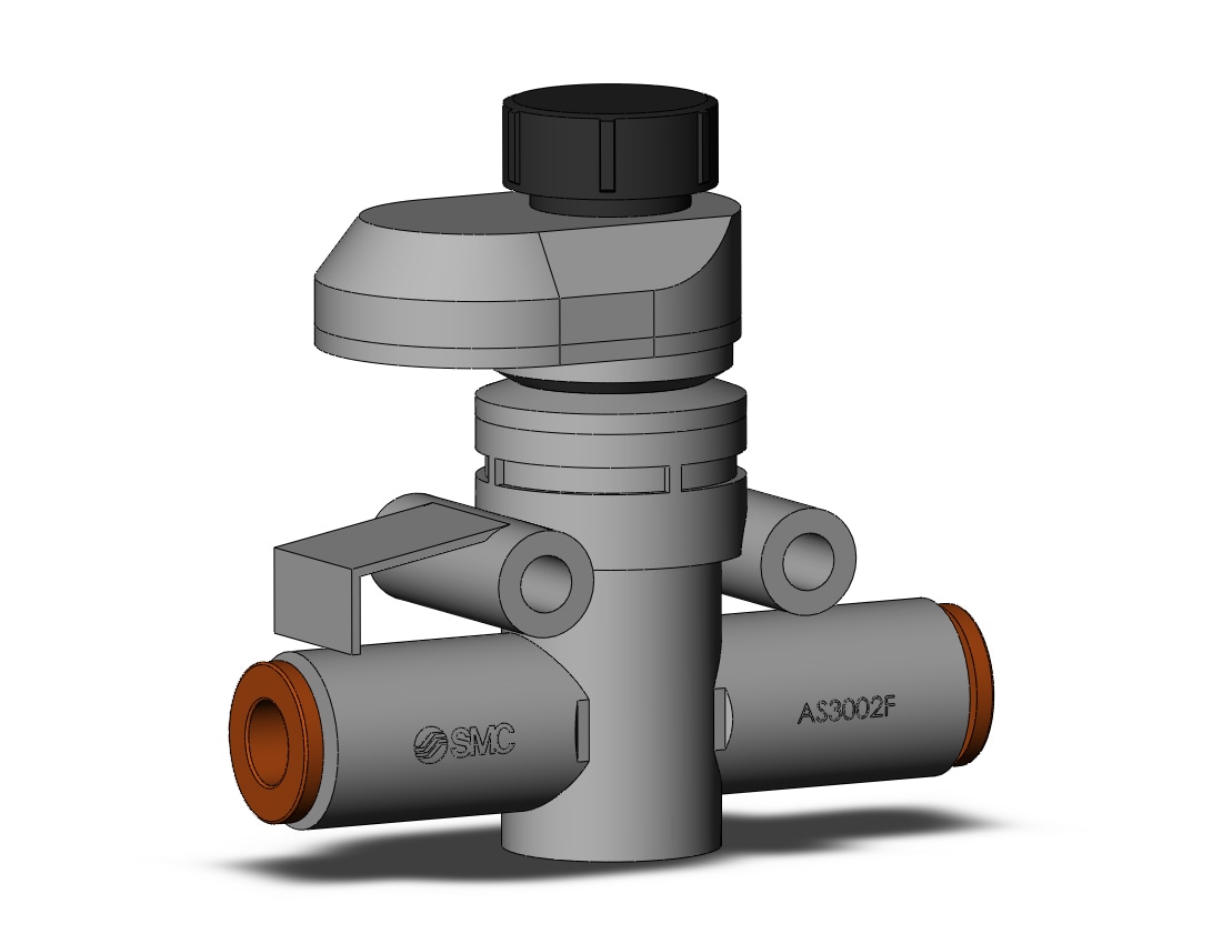 SMC AS3002FS-07 speed control, FLOW CONTROL W/FITTING