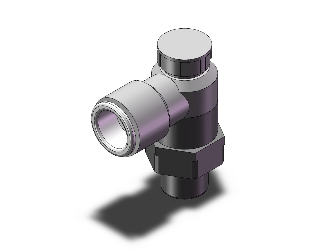 SMC AS3201F-02-12SA flow control w/fitting, FLOW CONTROL W/FITTING