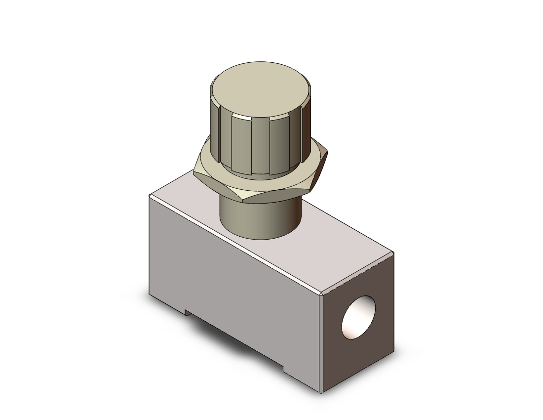 SMC AS4000-02-H speed control, inline mtl bdy, AS FLOW CONTROL***