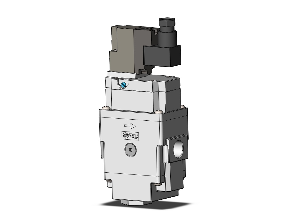 SMC AV2000-N02-5DZB-Z-A valve, soft start, AV SOFT START UP BODY PORT