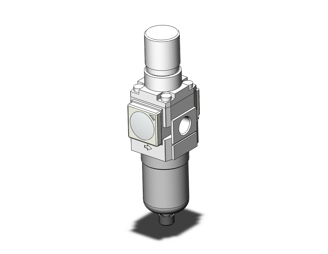 SMC AW20-02E1-B filter/regulator, FILTER/REGULATOR, MODULAR F.R.L.