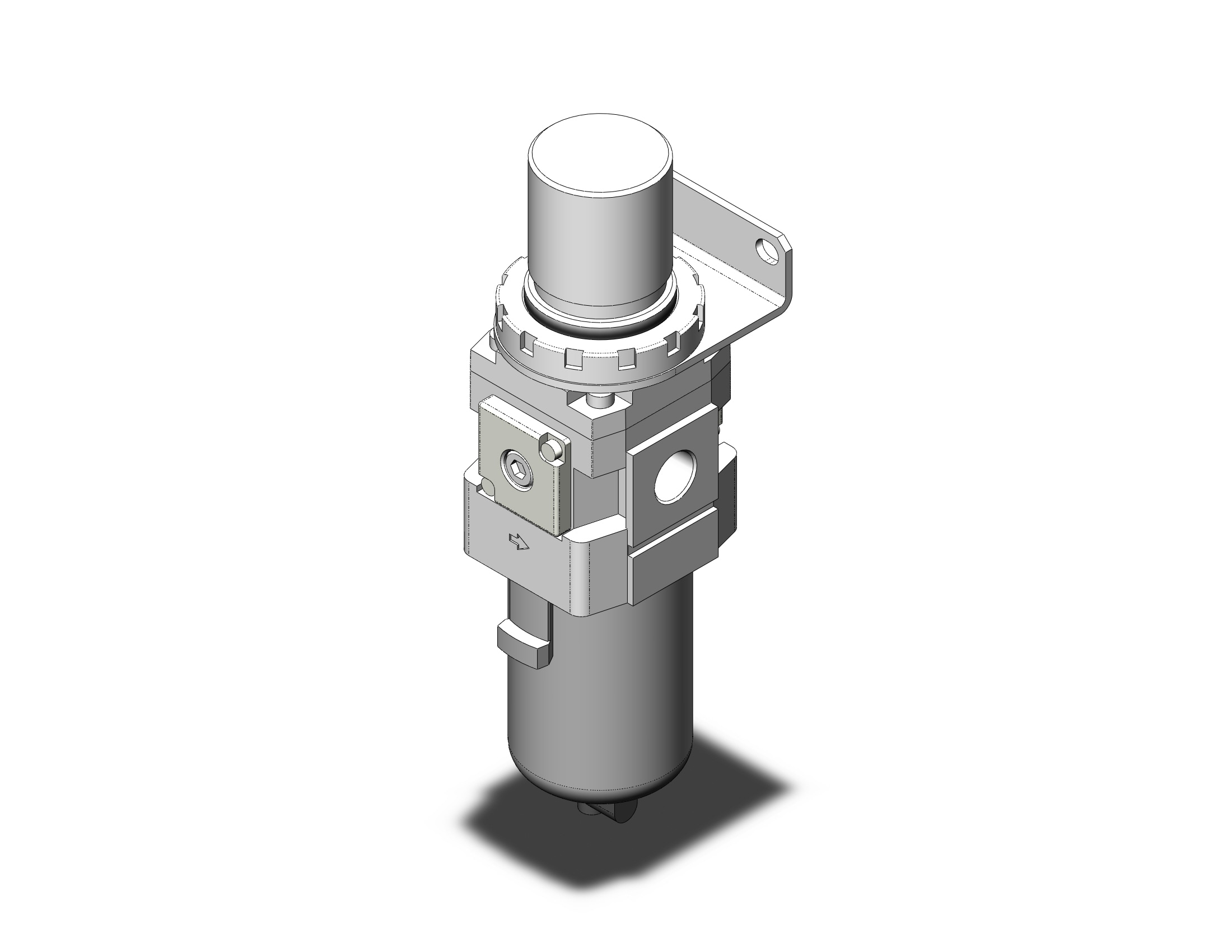 SMC AW30-N02B-Z-B Filter Regulator, Modular, AW MASS PRO-AW3