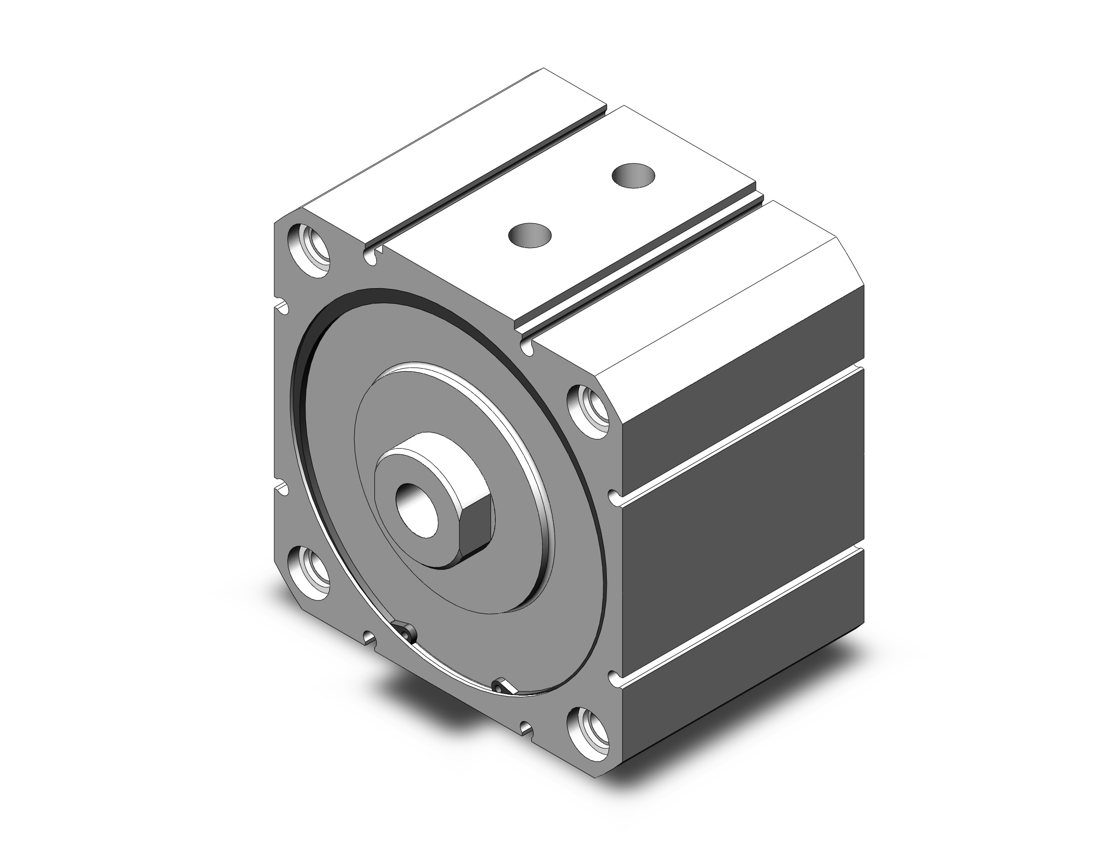 SMC C55B100-10 cylinder, compact, iso, ISO COMPACT CYLINDER