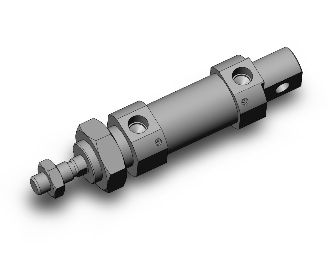 SMC C85N25-10C Cyl, Iso, Dbl Act, Air, C85 ROUND BODY CYLIND