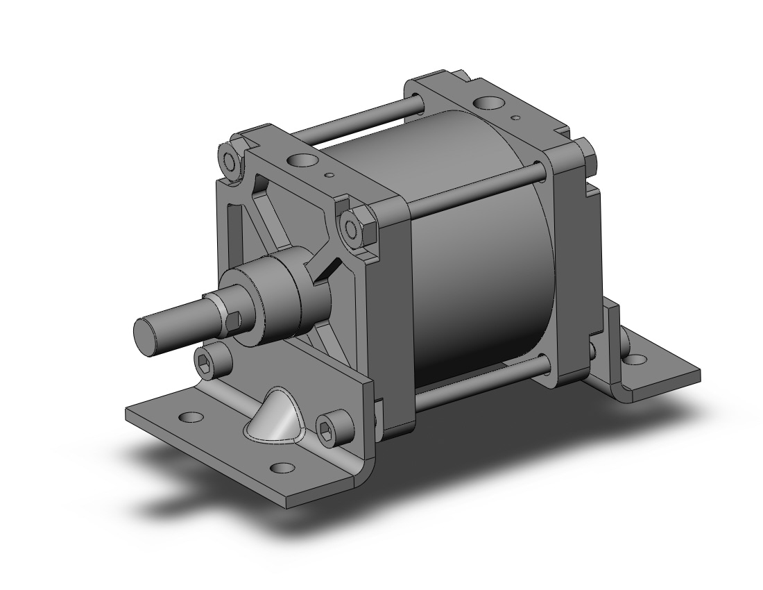 SMC C95SL250-100 cylinder, tie rod, ISO TIE ROD CYLINDER