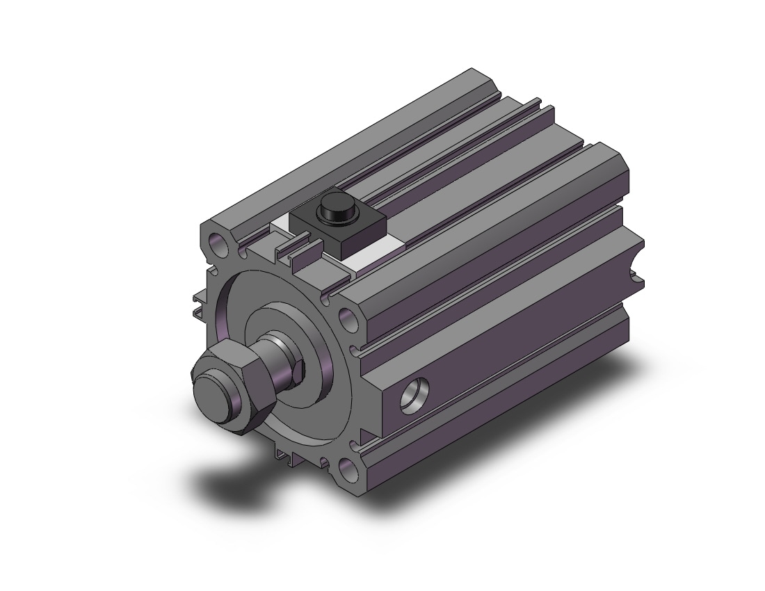 SMC CDBQ2B63TN-50DCM-RL cyl, compact, locking, auto-sw, CBQ2 CYLINDER COMPACT LOCKING