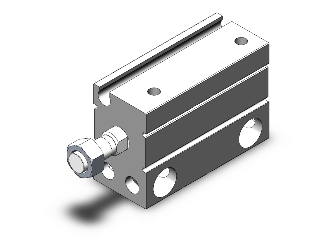 SMC CDUJB12-20DM base cylinder, CUJ COMPACT MINI FREE-MOUNT***