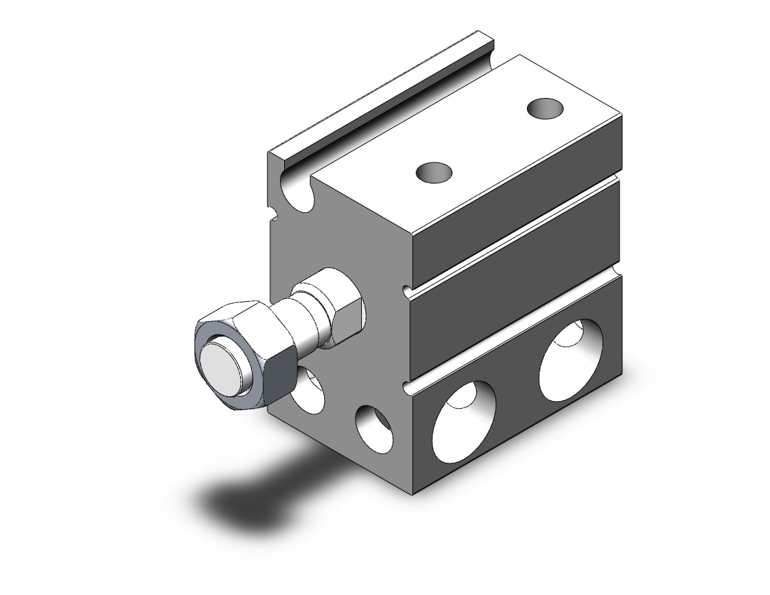 SMC CDUJB12-5DM cyl, free mt, dbl acting, a-sw, CUJ COMPACT MINI FREE-MOUNT***