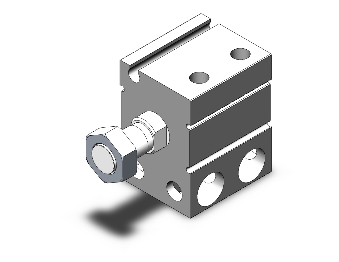 SMC CDUJB20-5DM cyl, free mt, dbl acting, a-sw, CUJ COMPACT MINI FREE-MOUNT***