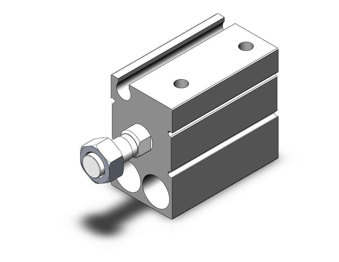 SMC CDUJS12-10DM cyl, free mt, dbl acting, a-sw, CUJ COMPACT MINI FREE-MOUNT***