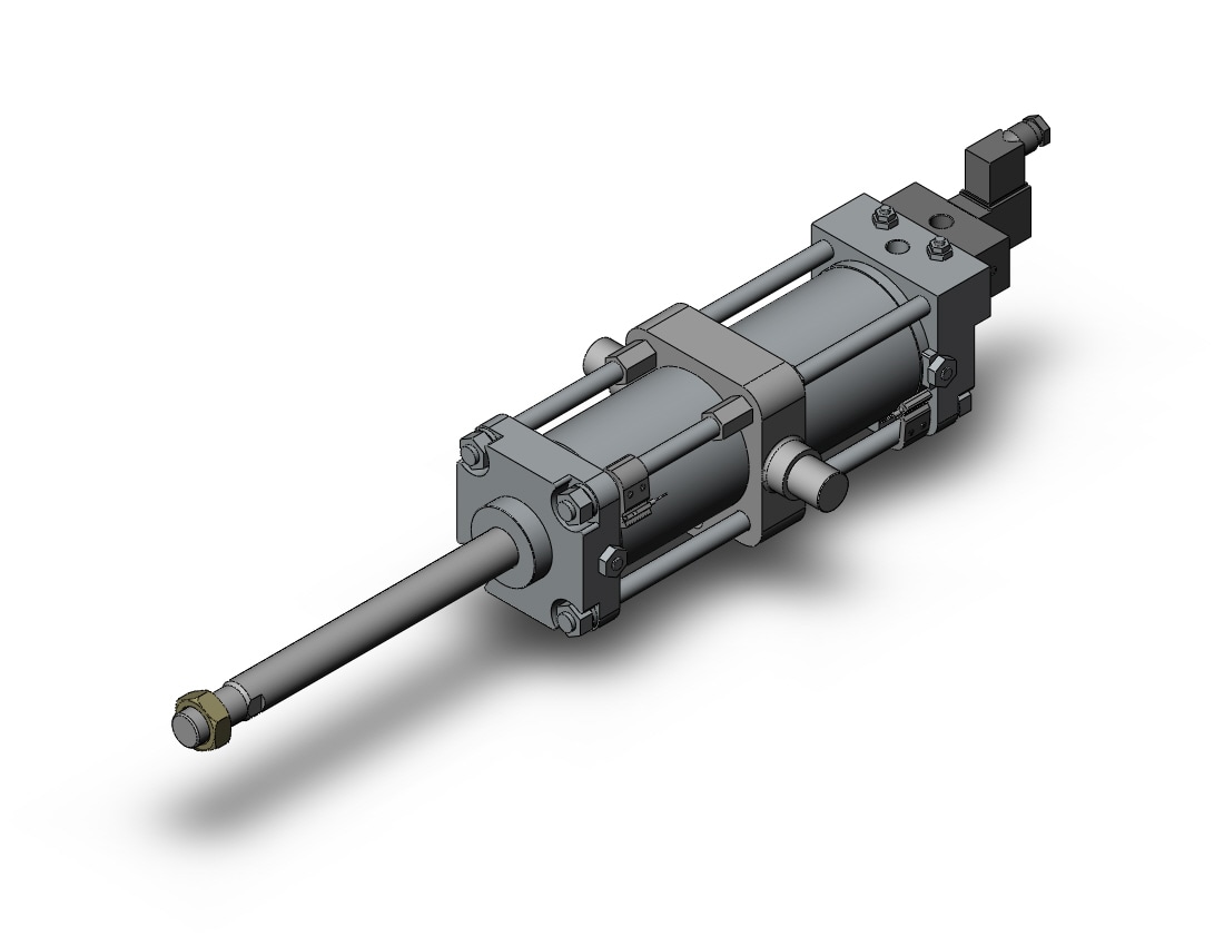 SMC CDV3TN80-200-M9BZ-5D-B cyl, w/valve, CV TIE-ROD CYLINDER