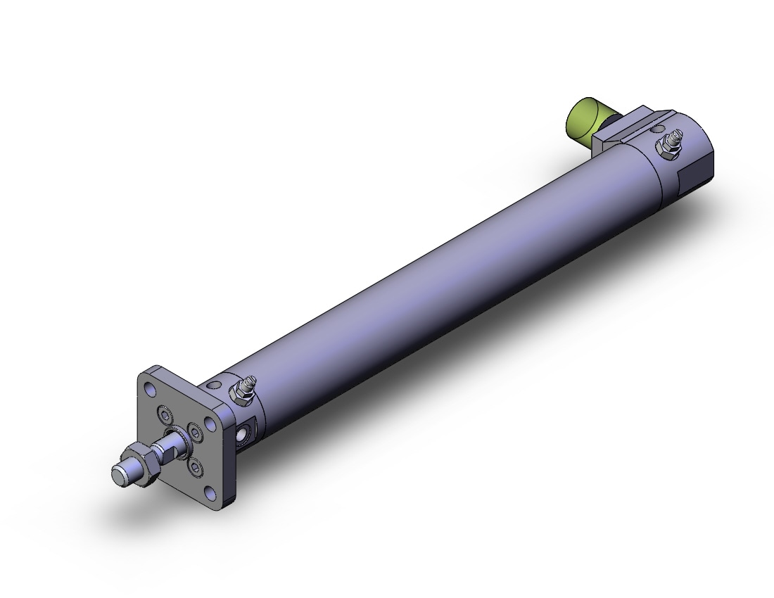 SMC CDBG1FA20-150-HL cbg1, end lock cylinder, ROUND BODY CYLINDER