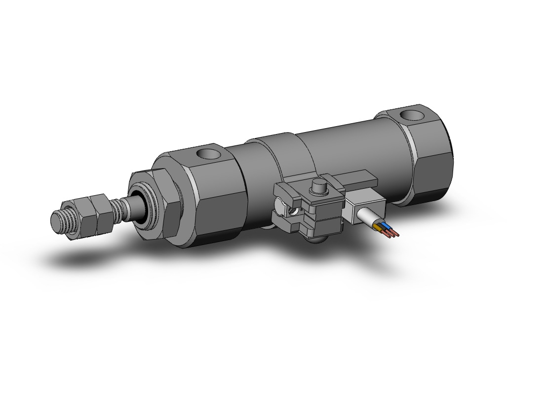 SMC CDJ2B16-15Z-M9PVMAPCS-B Cylinder, Air, ROUND BODY CYLIND