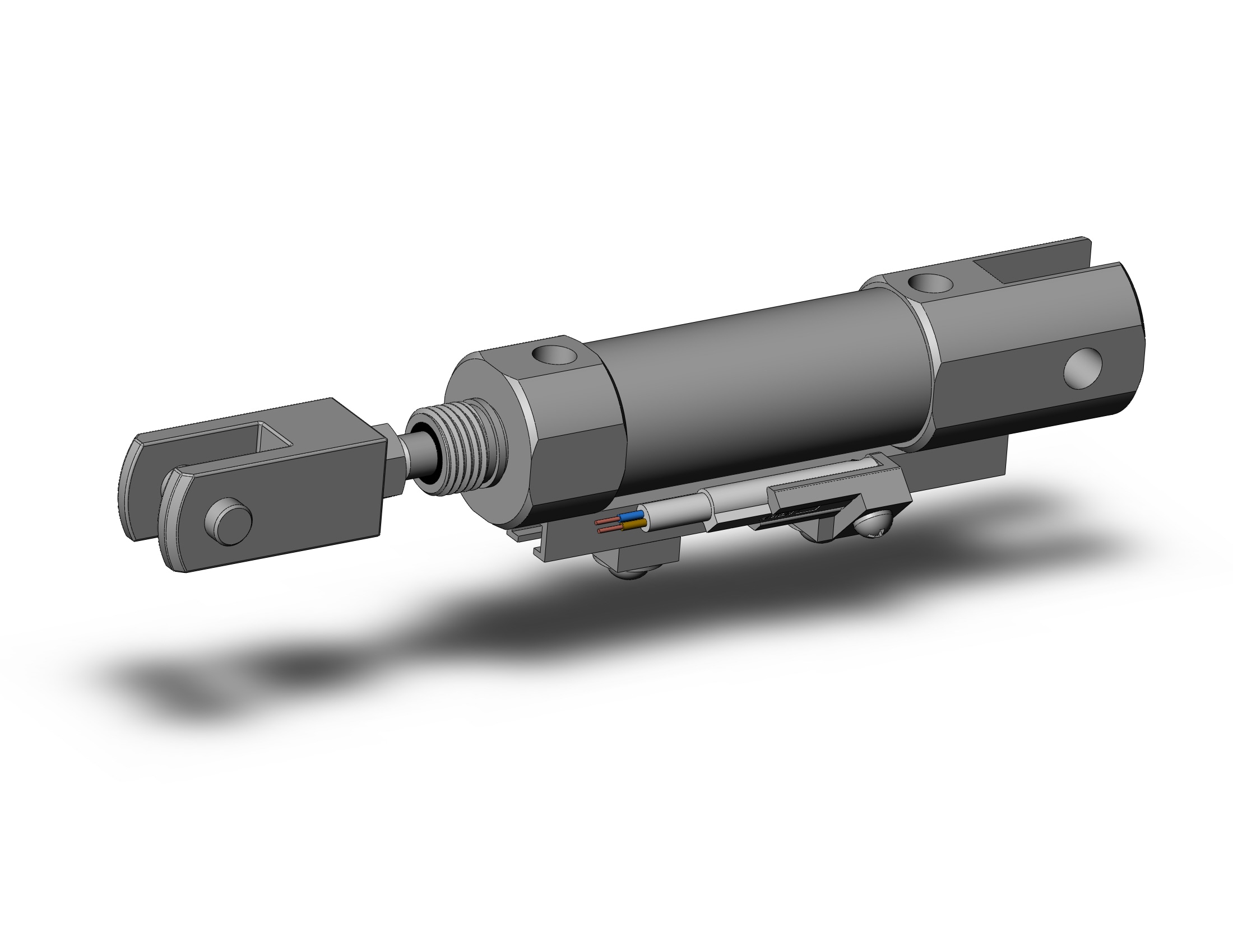 SMC CDJ2D16-15Z-W-M9BWL-A Cylinder, Air, ROUND BODY CYLINDER