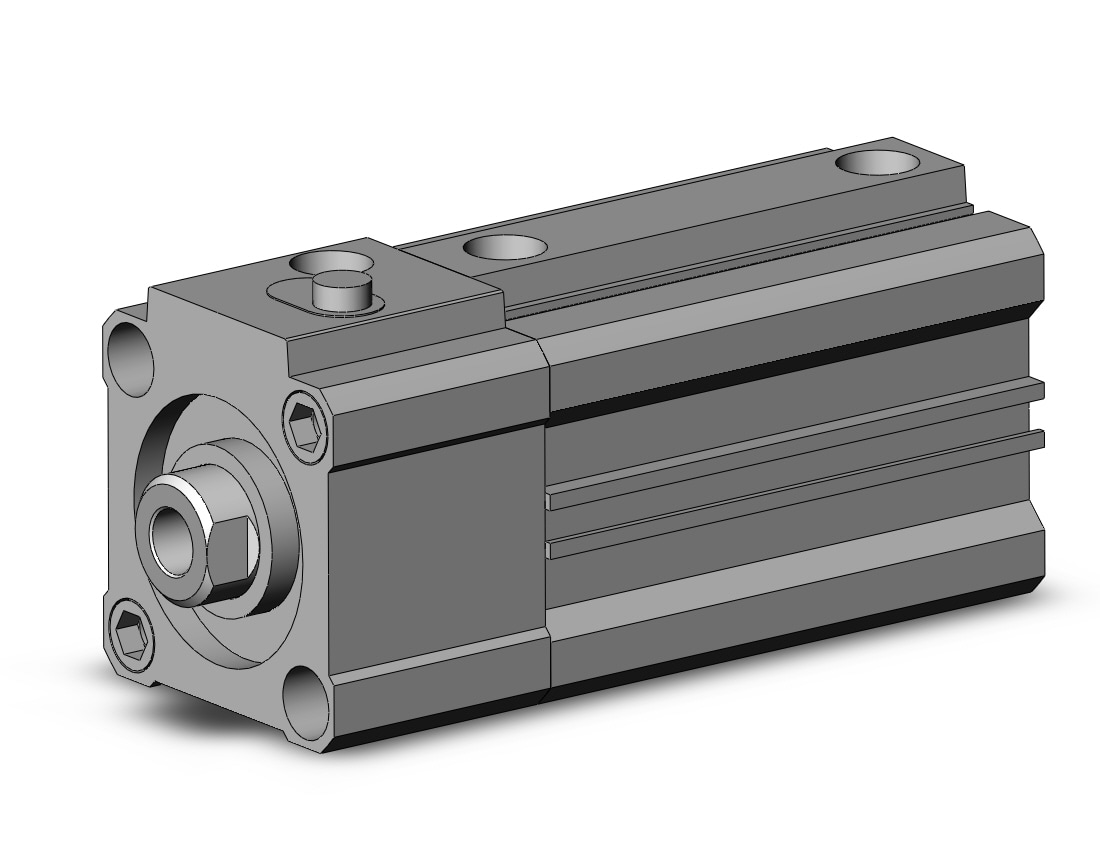 SMC CDLQB32-40D-B cyl, compact w/lock, auto-sw, CLQ COMPACT