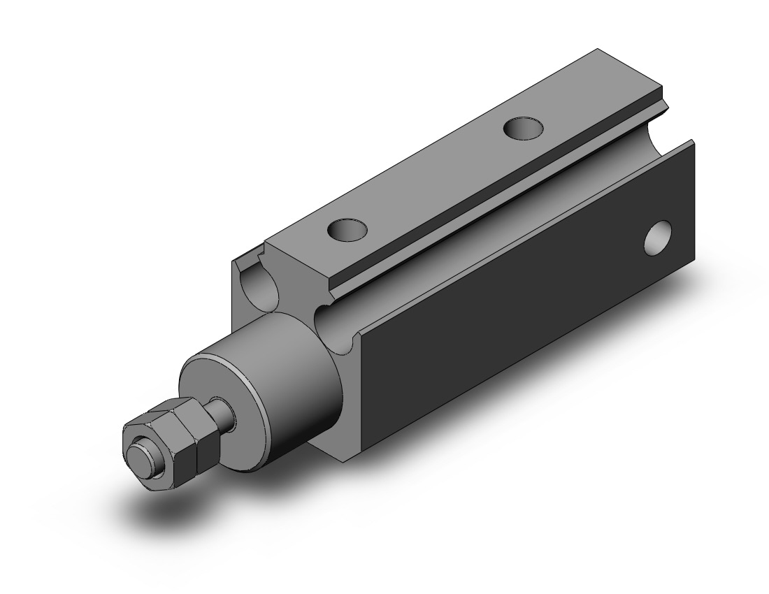 SMC CJP2D6-15D cyl, pin, dbl act, CJP/CJP2 ROUND BODY CYLINDER***