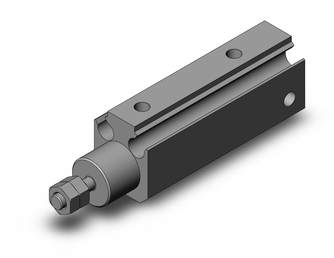 SMC CJP2D6-20D cyl, pin, dbl act, CJP/CJP2 ROUND BODY CYLINDER***