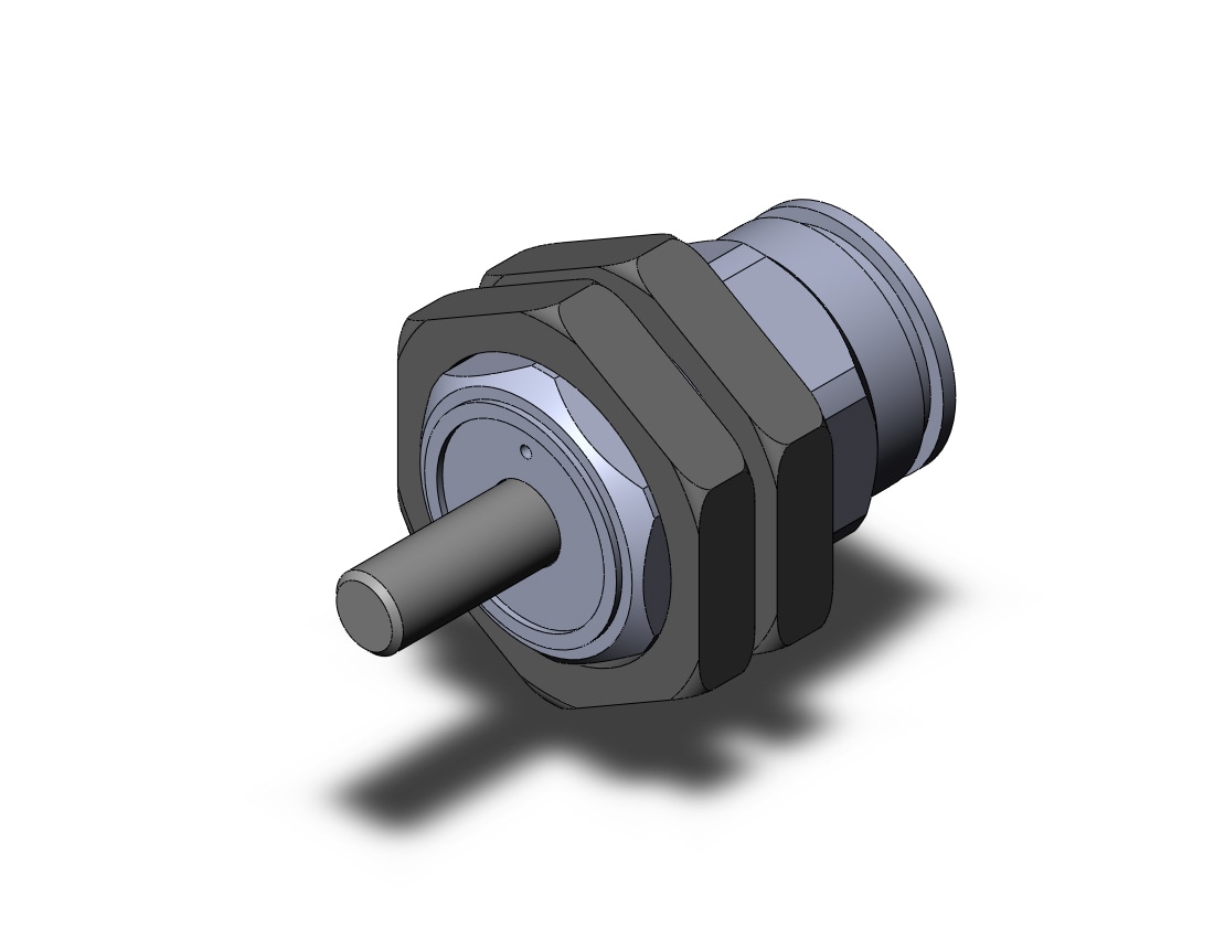 SMC CJPB15-10-B cyl, pin, sgl act, panel mount, CJP/CJP2 ROUND BODY CYLINDER