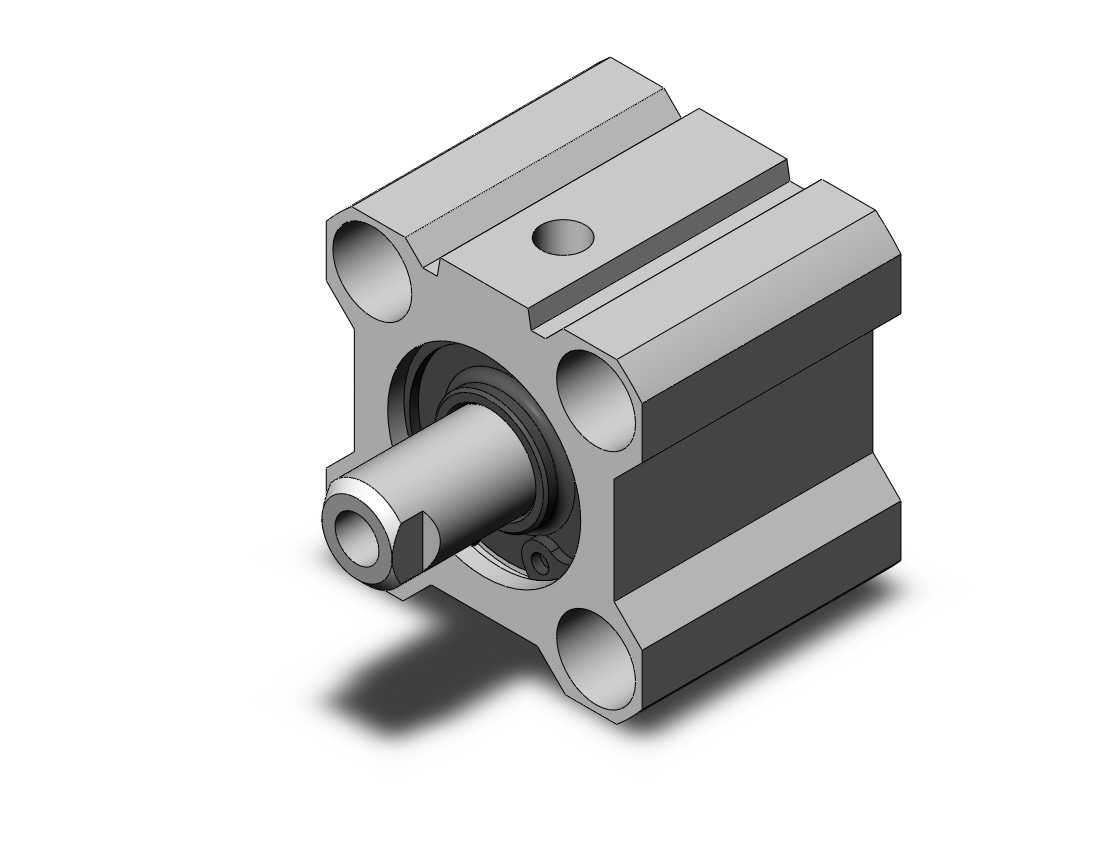 SMC CQ2B20-10T Cyl, Compact, Sgl Act, Spr Ext, CQ2 COMPACT C