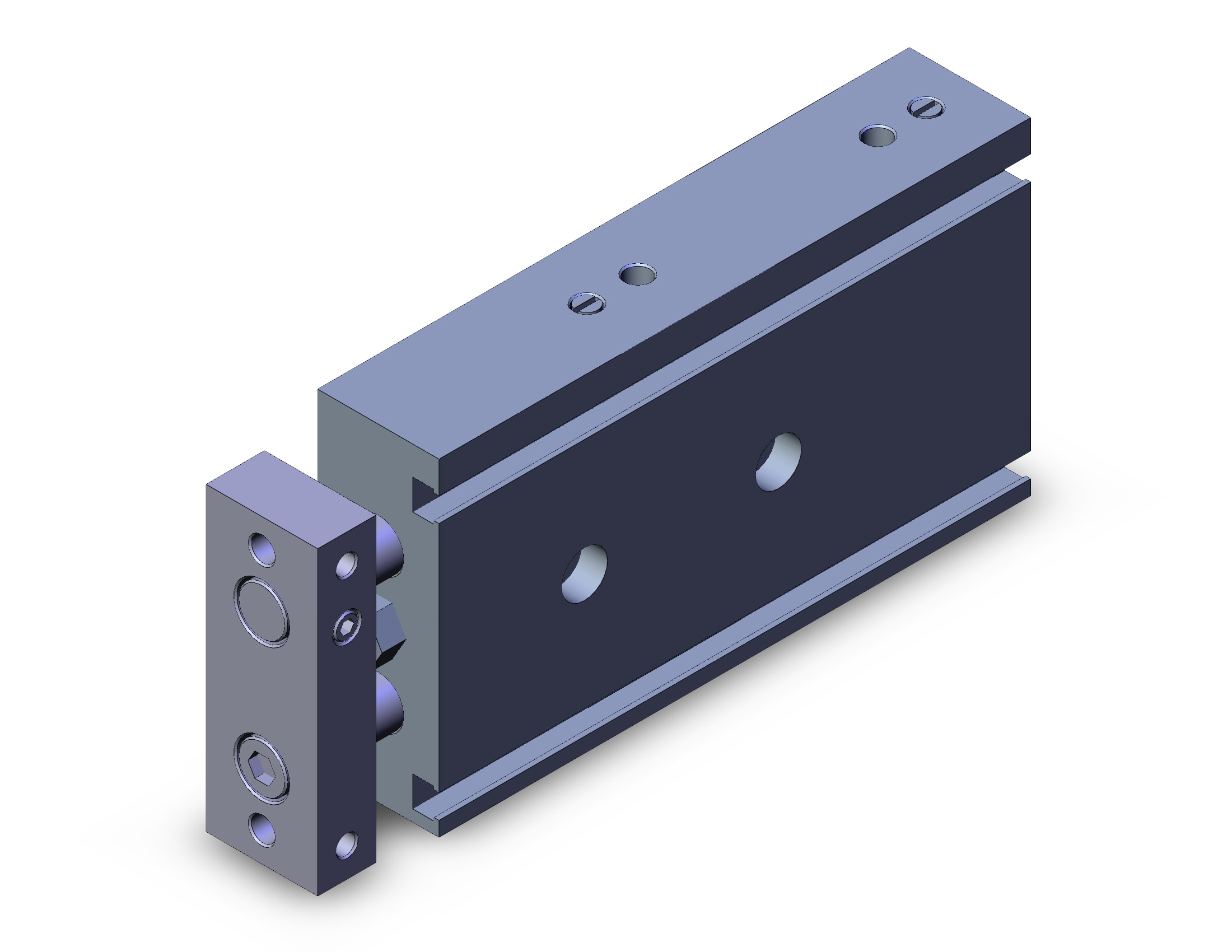 SMC CXSL20-50A cyl, guide, dual rod, air, CXS GUIDED CYLINDE