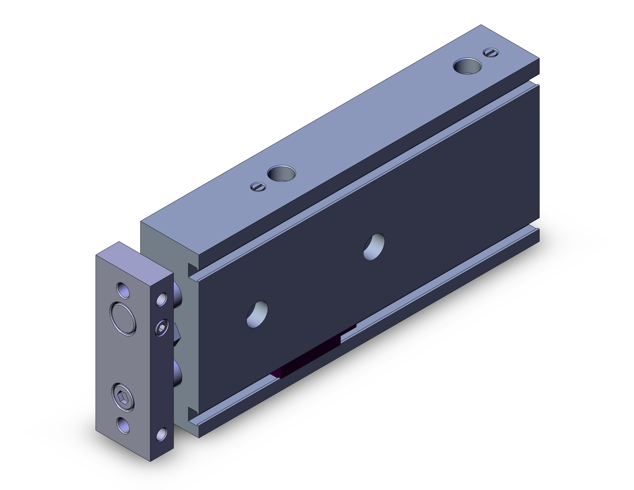 SMC CXSL25-100A-Z73LS cyl, guide, dual rod, air, CXS GUIDED CYLINDER