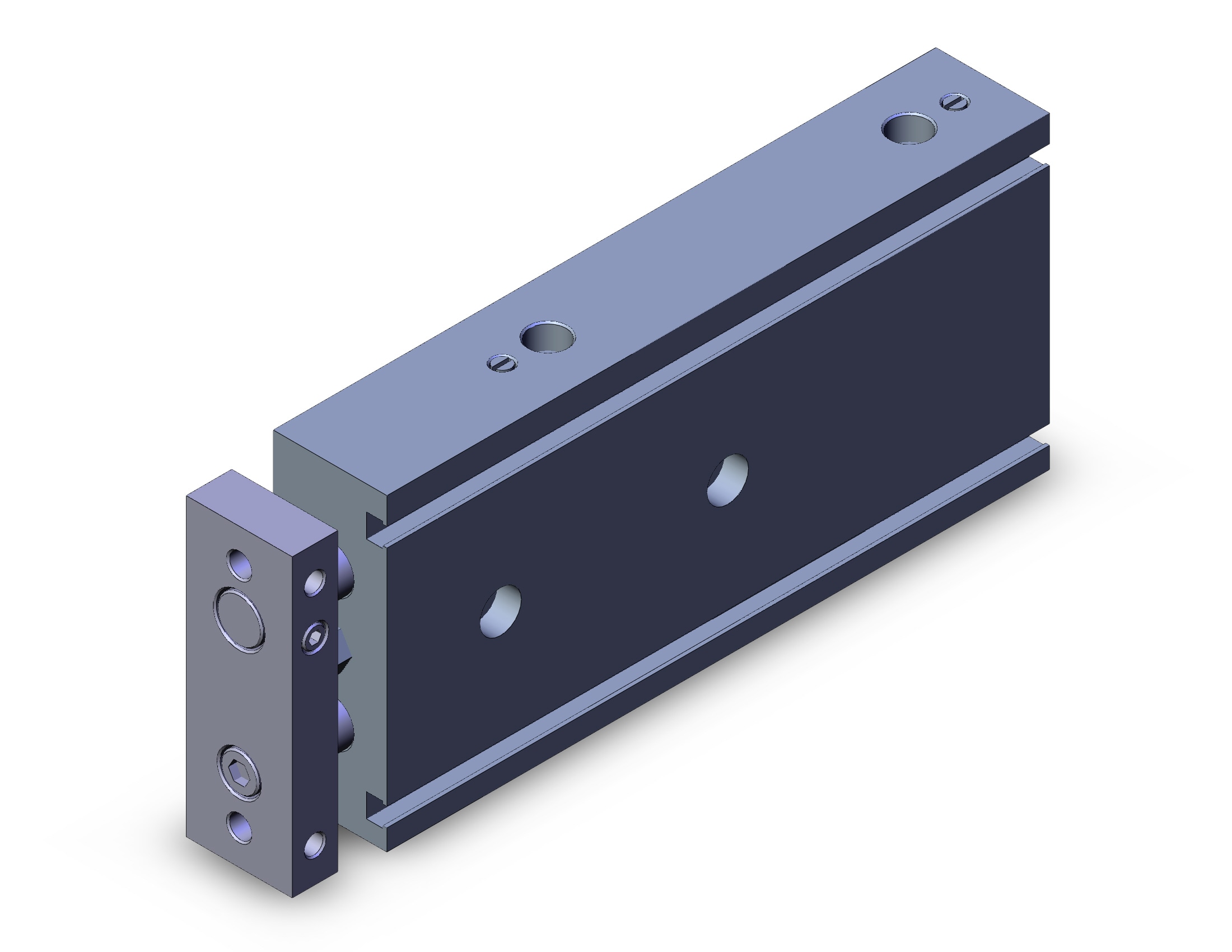 SMC CXSL25-100A cyl, guide, dual rod, air, CXS GUIDED CYLIND