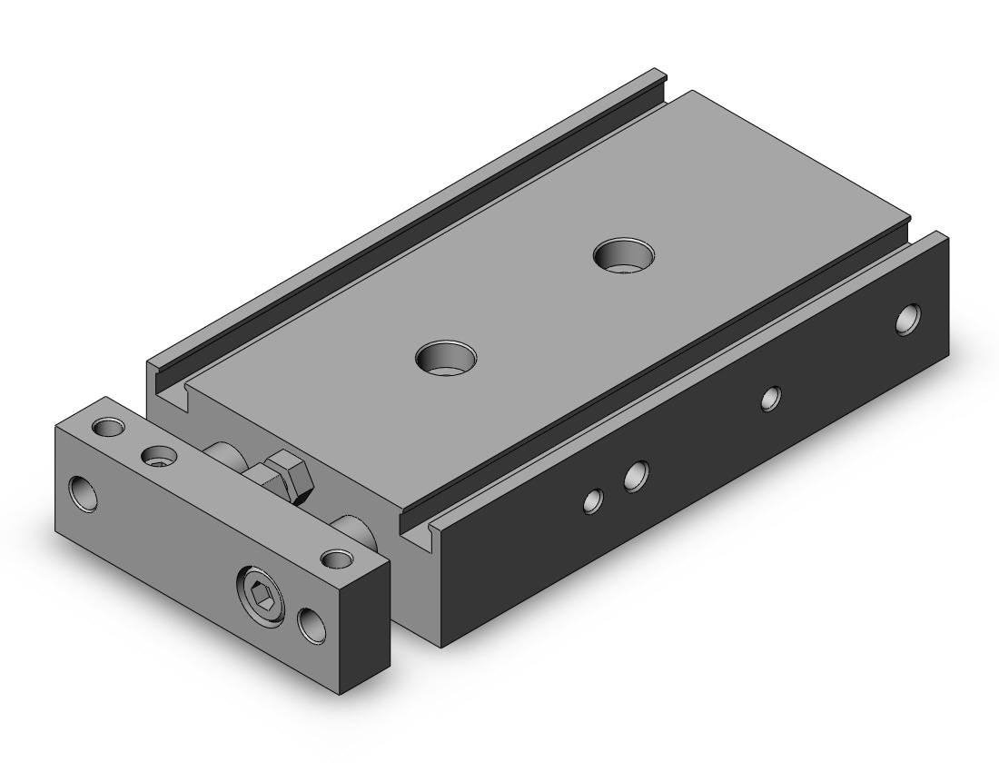 SMC CXSM15-40 cyl, dual rod, CXS GUIDED CYLINDER-CXSM15-40