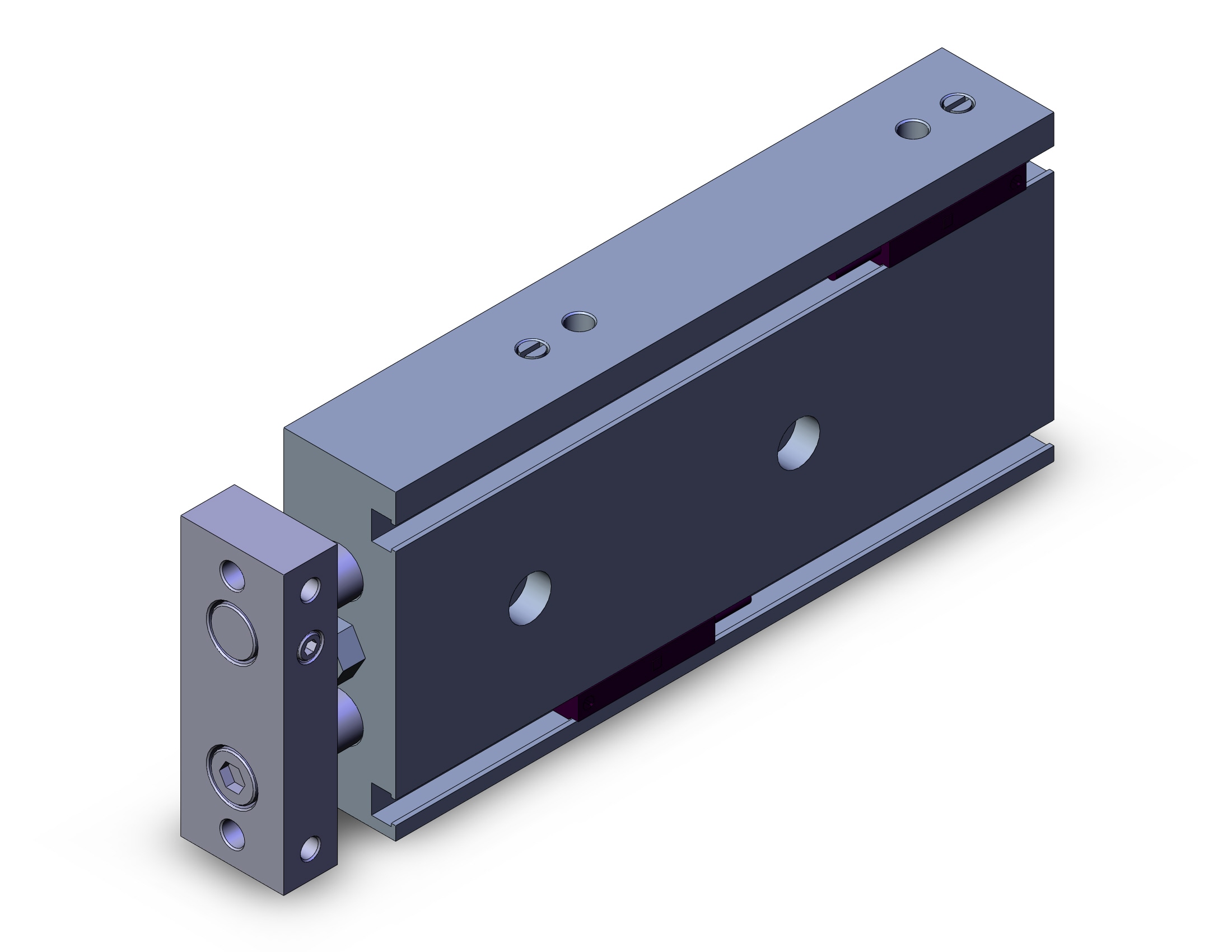 SMC CXSM20-75A-Z73L cyl, guide, dual rod, air, CXS GUIDED CYLINDER