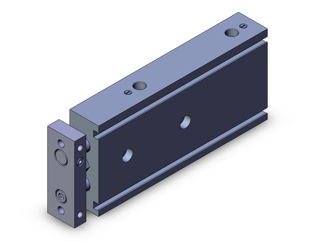 SMC CXSM25-100A cyl, guide, dual rod, air, CXS GUIDED CYLIND