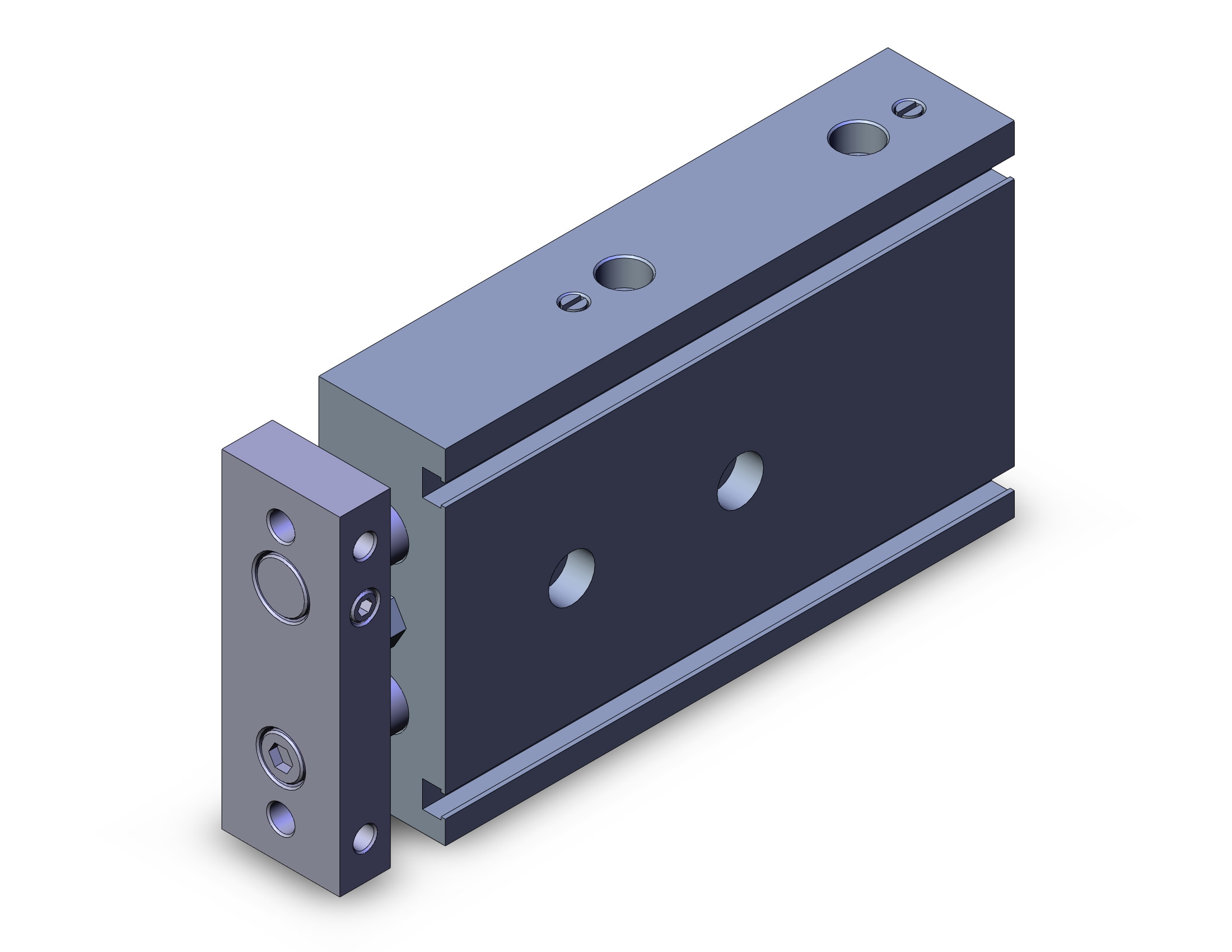 SMC CXSM25-60A cyl, guide, dual rod, air, CXS GUIDED CYLINDE