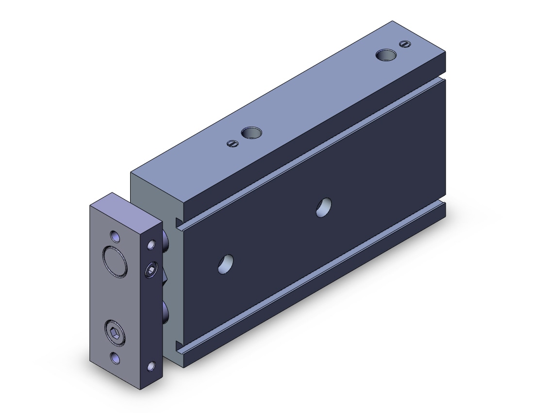 SMC CXSM32-100A cyl, guide, dual rod, air, CXS GUIDED CYLINDER