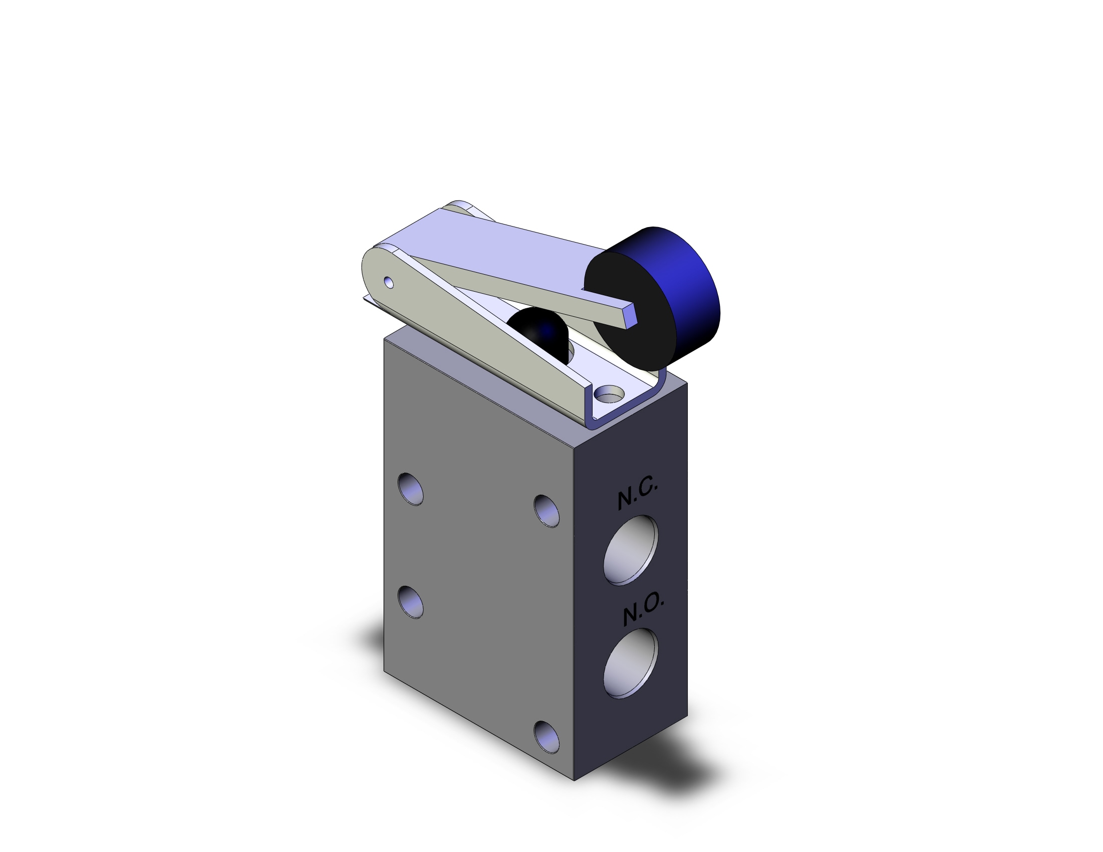 SMC EVM430-F01-01S mech valve w/actuator, VM (VFM/VZM) MECHANICAL VALVE