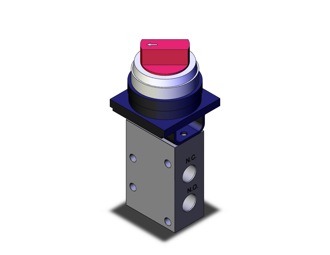 SMC EVM430-F01-34R valve, sol, VM (VFM/VZM) MECHANICAL VALVE