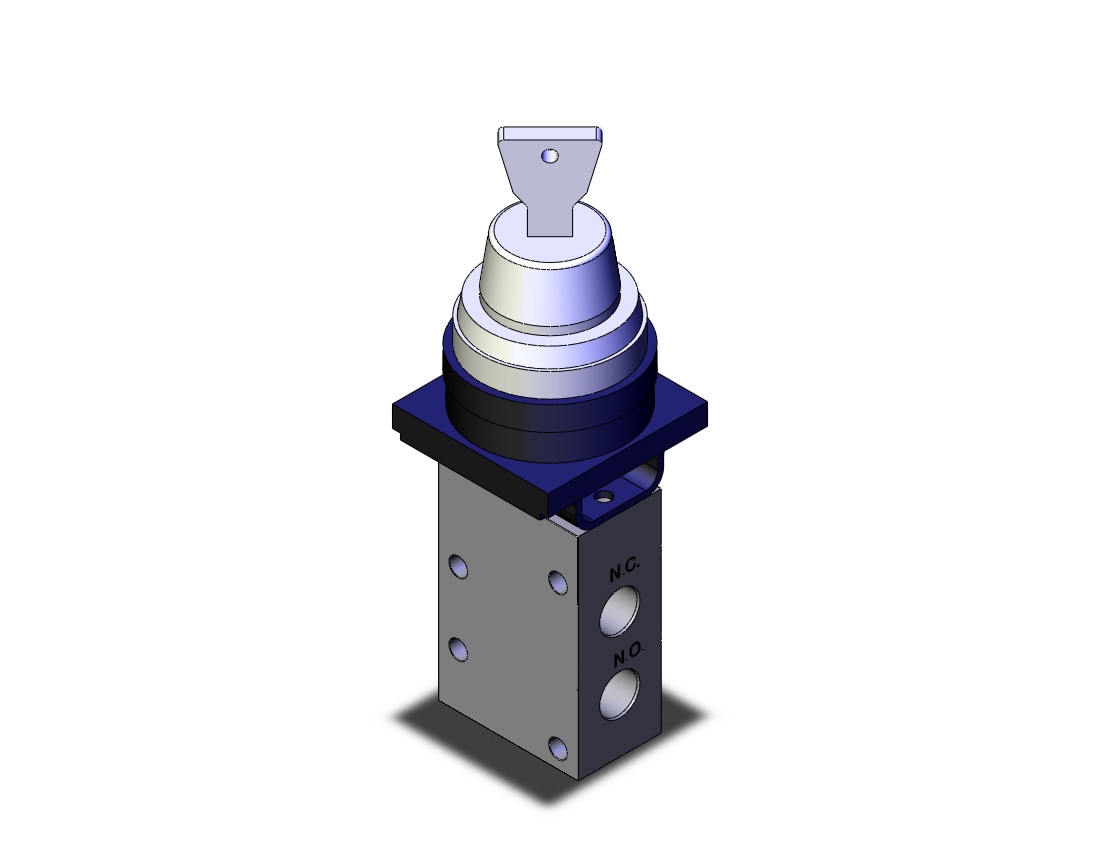 SMC EVM430-F01-36 mech valve, w/actuator, VM (VFM/VZM) MECHANICAL VALVE