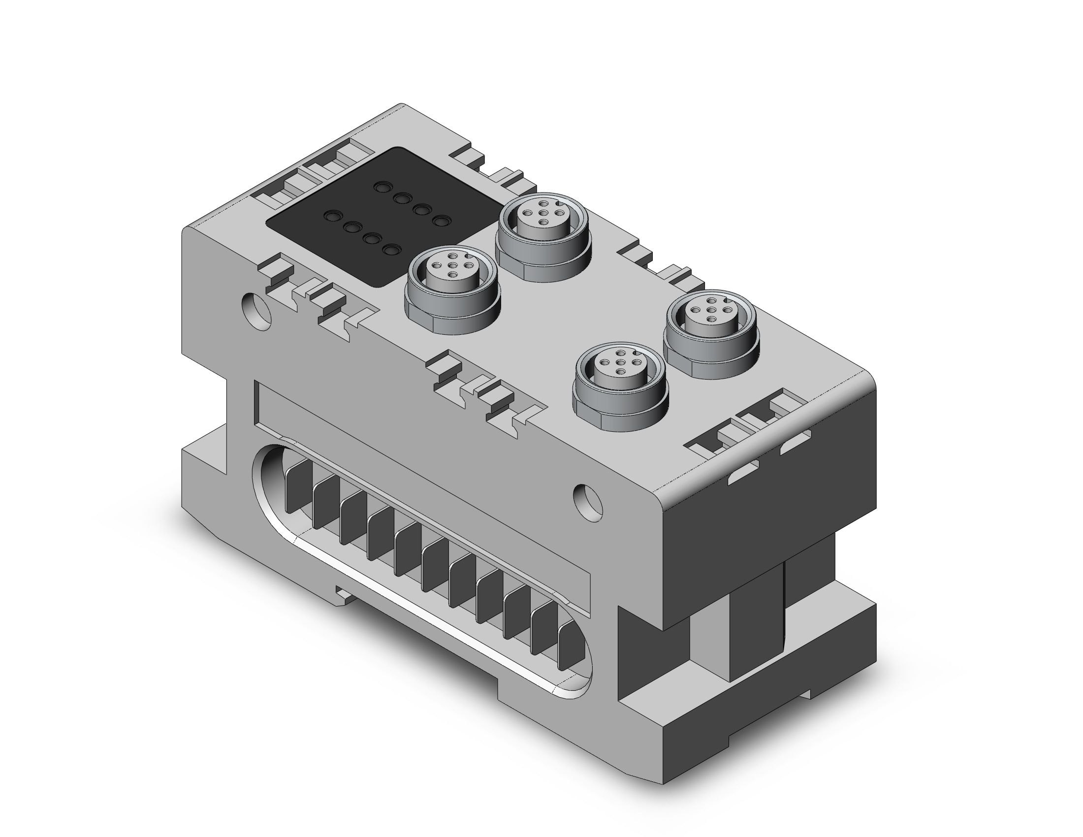 SMC EX600-AMB analog 2in/2 out 4xm12, EX300 SERIAL INTERFACE UNIT