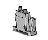 SMC EX600-ED4-2 end plate m12 5pin pwr in/out w/ din mou, SERIAL TRANSMISSION SYSTEM