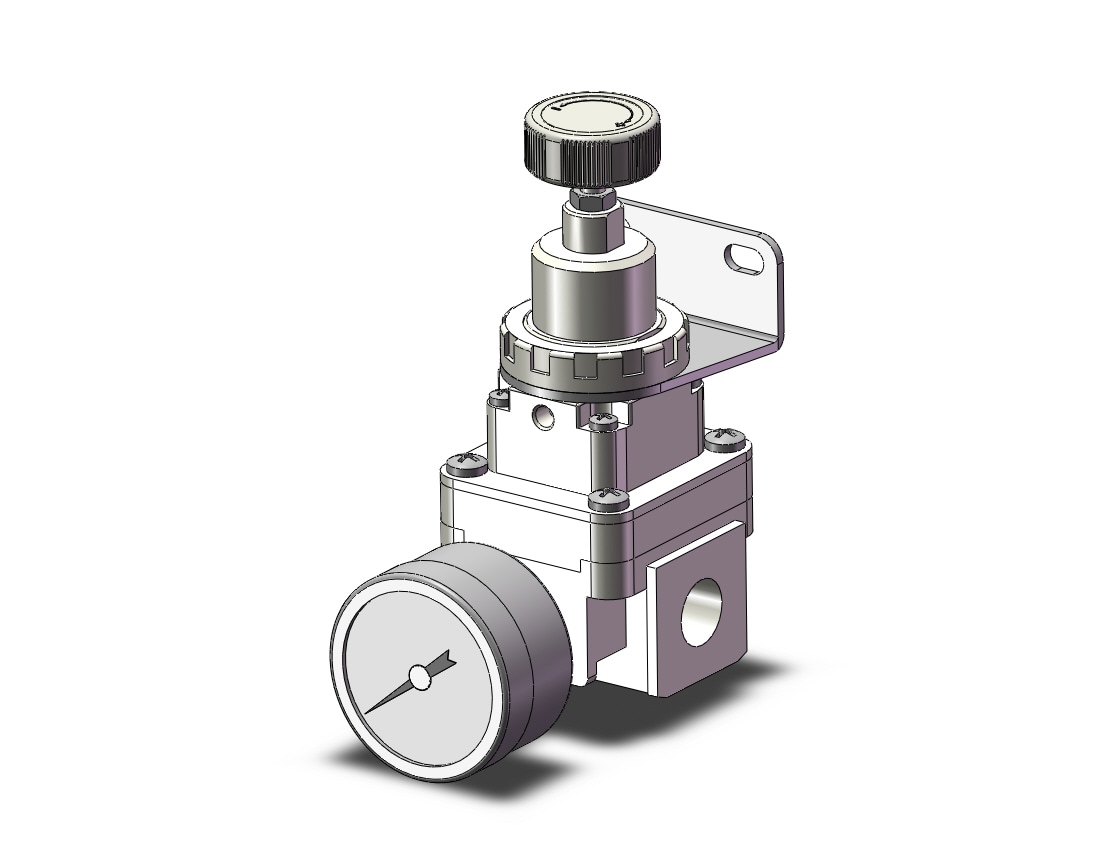 SMC IR2020-N02BG-RZ-A regulator, precision, 1/4 npt, IR PRECISION REGULATOR