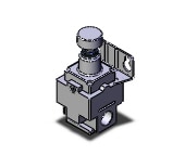 SMC IR3010-04B regulator, precision modular, IR PRECISION REGULATOR