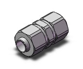 SMC KFG2H1209-00 fitting, straight union, OTHER MISC. SERIES